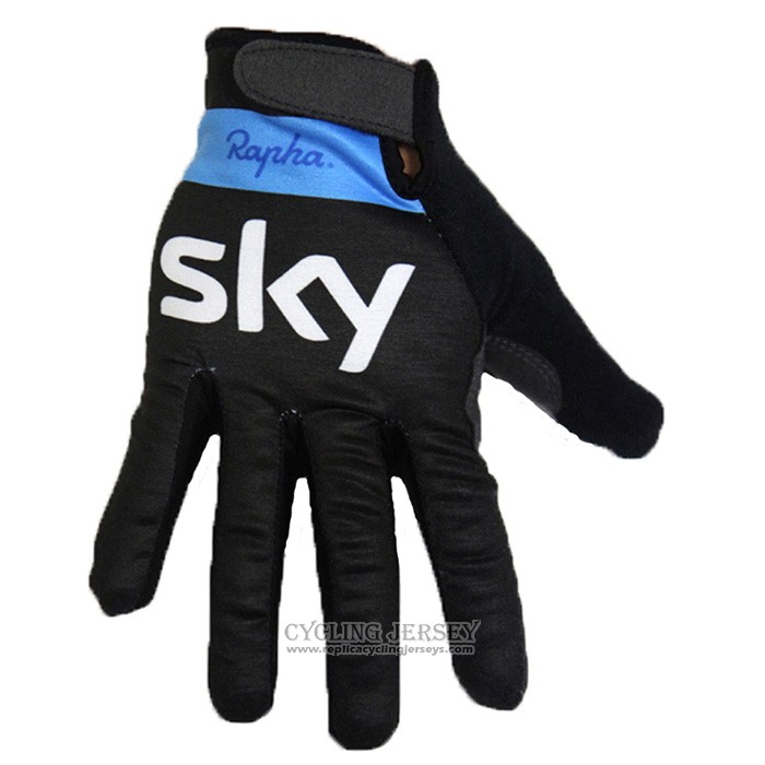 2020 Sky Full Finger Gloves Cycling Black